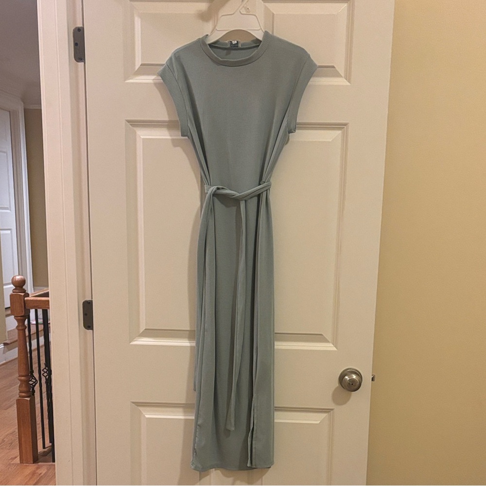 Blue Rain Short Sleeve Dress